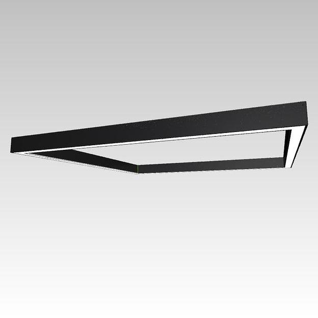 Подвесной светодиодный светильник квадрат фото 2