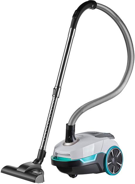 Пылесос Hyundai HYV-B4050 800Вт белый/бирюзовый (в компл.:1мешок) фото 2