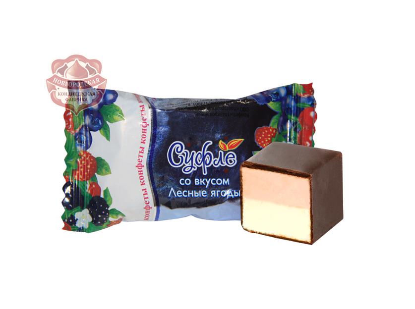 Конфеты суфле «Взбитые сливки» с лесными ягодами фото 1