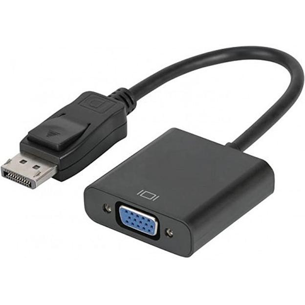 KS-is KS-454 Переходник DisplayPort VGA 20M-15F фото 1