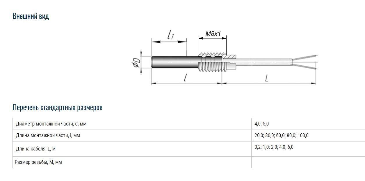 Термопреобразователи сопротивления «ТСХr–К2.1» ОПТ фото 3