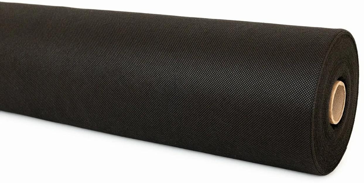 Геотекстиль 75 (1,6×100м), чёрный ОПТ фото 1