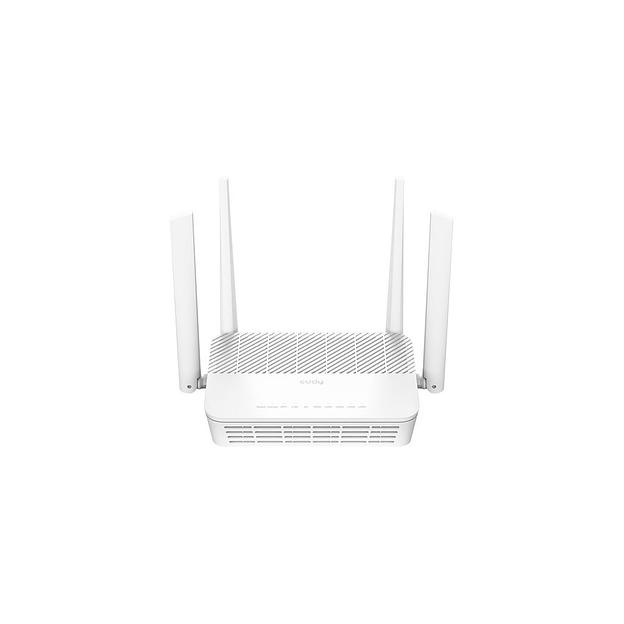 Wi-Fi роутер CUDY WR3000P, Wi-Fi 6, AX3000, 2.4/5ГГц, 1 LAN, 2xUSB, белый фото 1