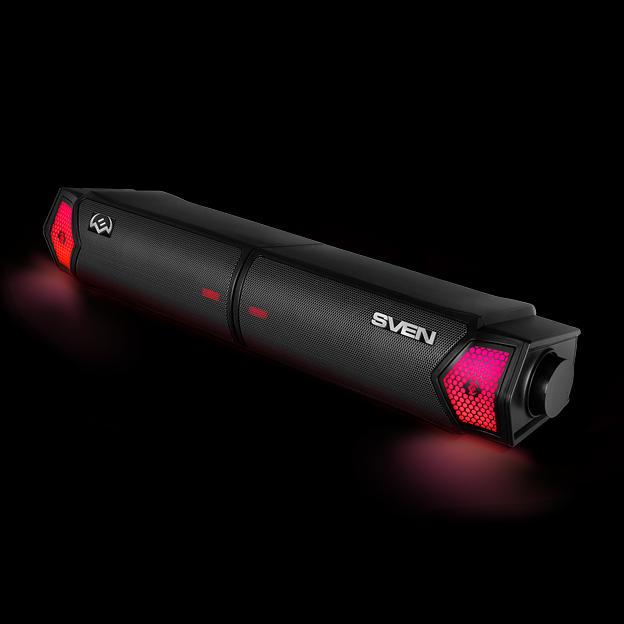 Саундбар мини SVEN SB-G1450, черный (10 Вт, питание USB, Bluetooth, подсветка) Sven SB-G1450 (SV-022488) фото 3