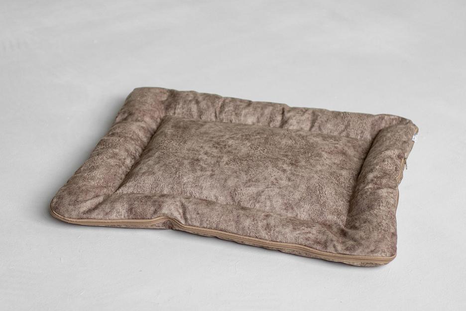 Лежак-матрас Марсель (велюр) №1 Camel для домашнего питомца ОПТ фото 1