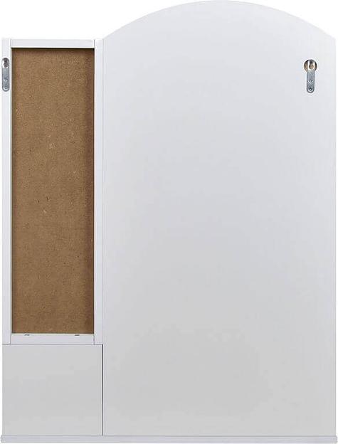 Зеркало-шкаф Жасмин 80 DORATIZ 2711.219, правый, белый, патина золото фото 4