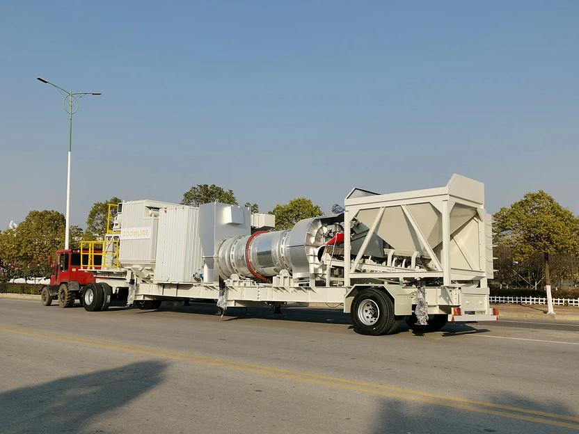 Мобильный барабанный асфальтный завод ZAP-CM40 ZOOMLINE, под заказ фото 5