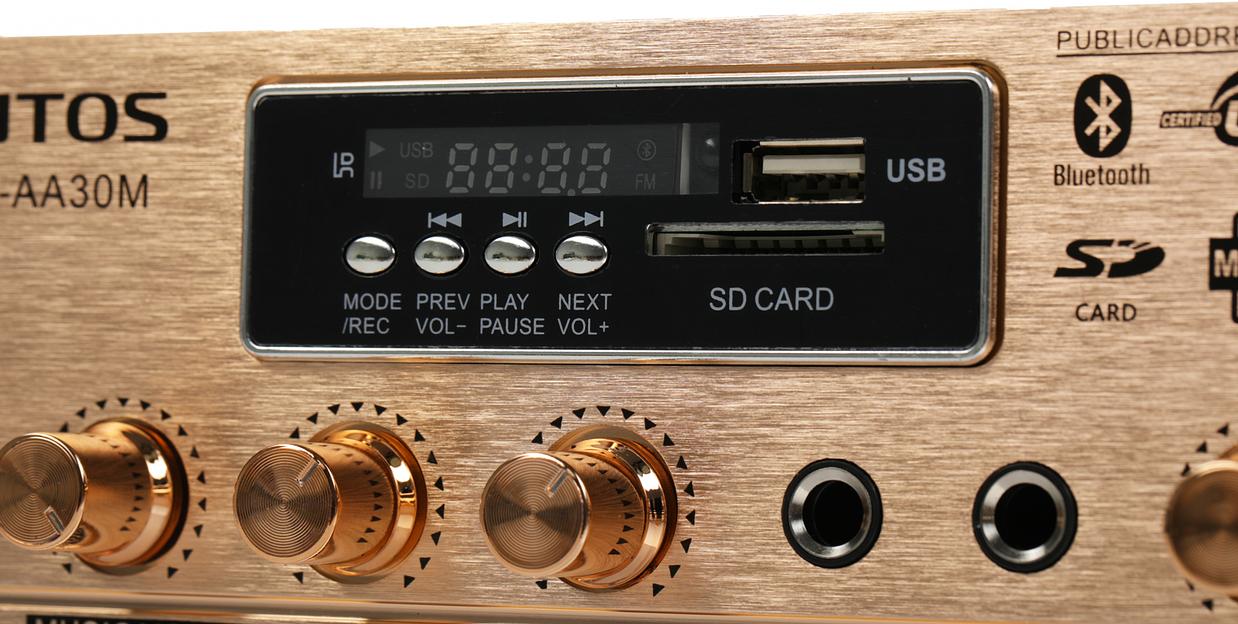 Усилитель Tantos TSo-AA30M выход 100Вт / 30Вт (00-00025068) фото 8