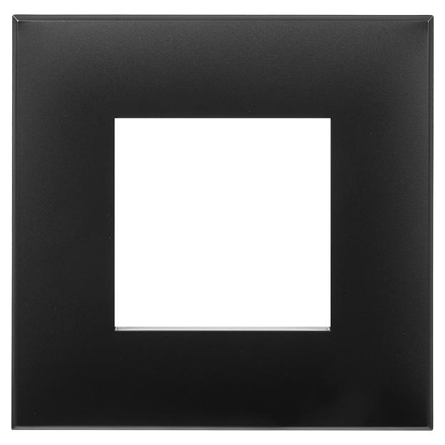 Avanti Рамка ARTLEBEDEV Черный матовый 2 модуля фото 1