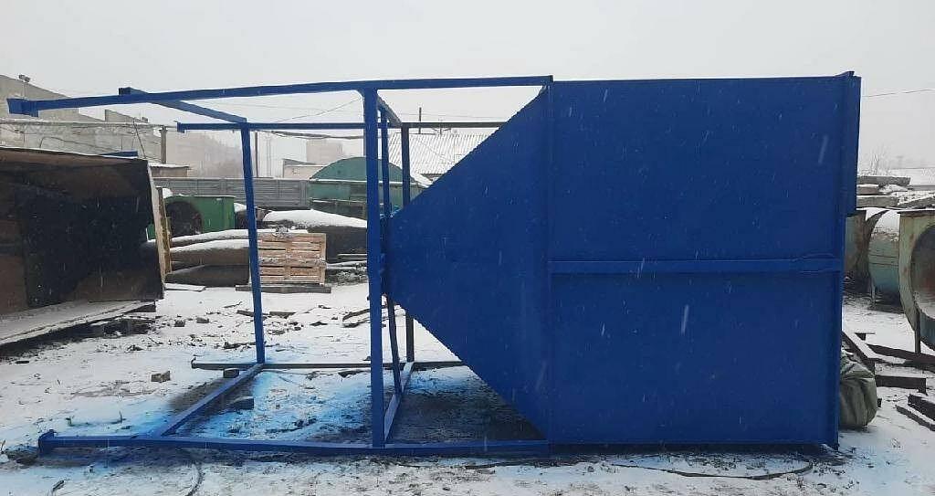 Бункер 10 м³ с опорами для стружки фото 2