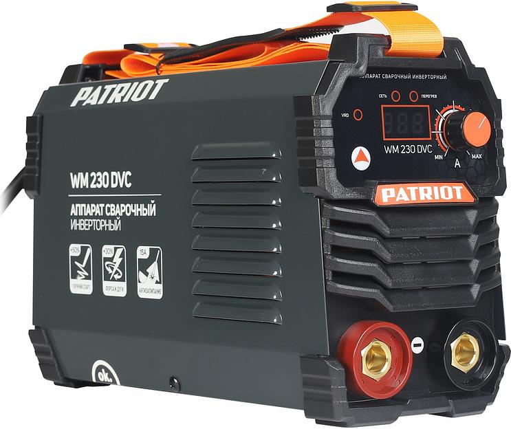 Сварочный аппарат Patriot WM230DVC инвертор ММА 10.7кВт (кейс в комплекте) фото 6
