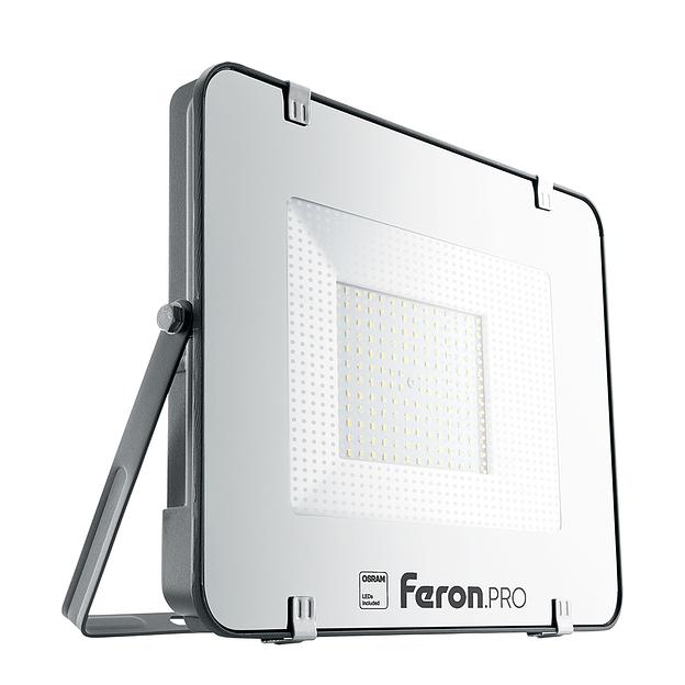 Прожектор светодиодный ДО-150w 6400К 15000Лм IP65 черный Feron.PRO фото 1