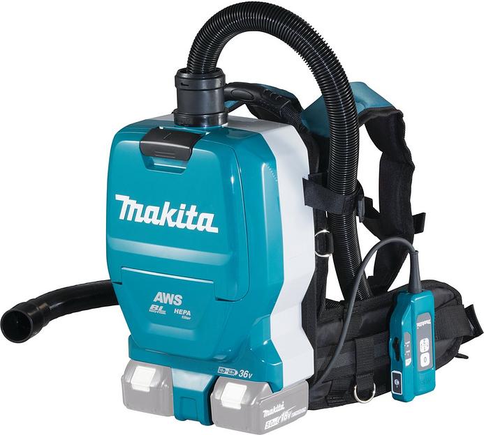 Строительный пылесос Makita DVC265ZXU (уборка: сухая) зеленый фото 1