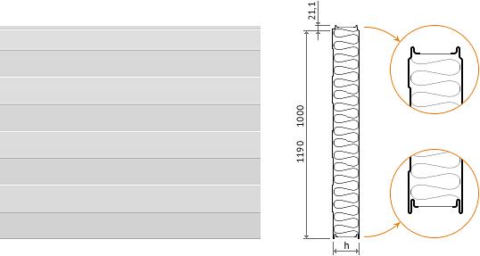 Стеновая сэндвич-панель universal ПСБ 2-200 опт фото 4