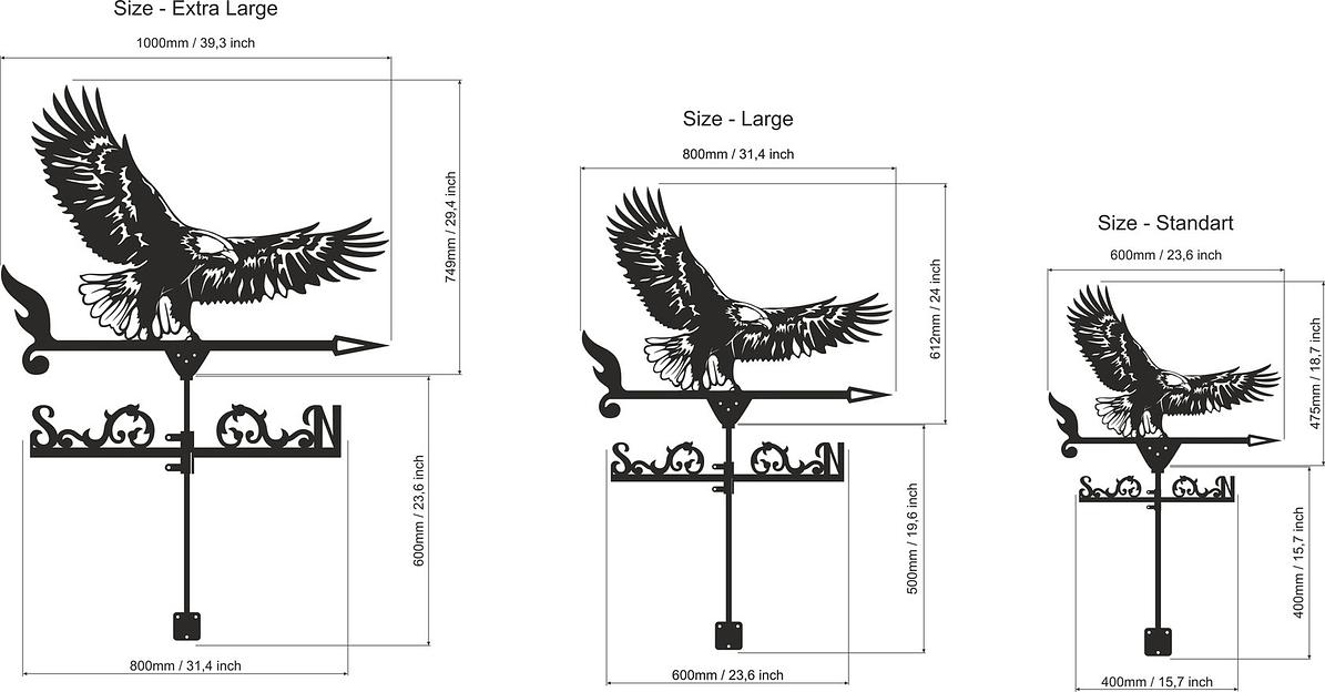 Флюгер «Орёл» ОПТ фото 5