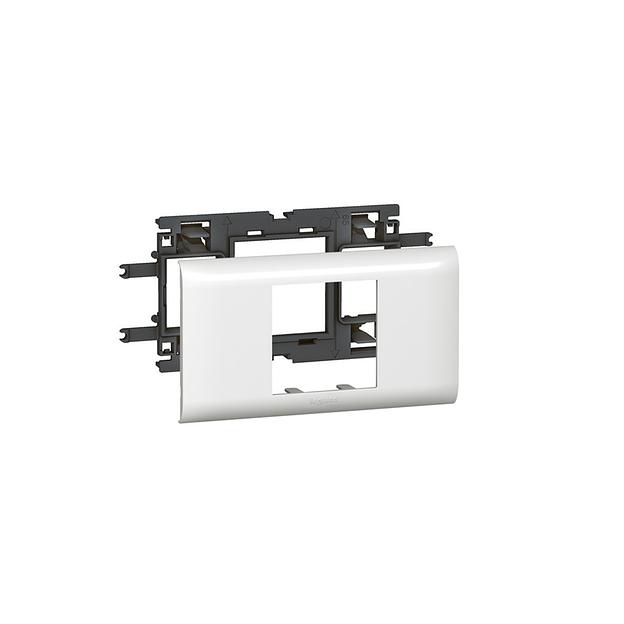 Суппорт Mosaic на 2 модуля для кабель-каналов DLP с шириной крышки 65 мм 010952 фото 1