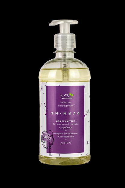 ЭМ-мыло жидкое для рук и тела, микробиологическое, 0,5л, опт фото 1