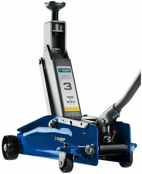 Домкрат Зубр «43055-3» Т77 гидравлический подкатной ОПТ фото 1