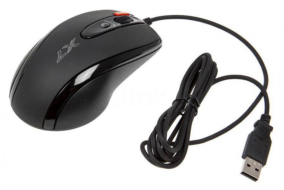 Мышь A4Tech X-718BK черный оптическая (3000dpi) USB (6but) фото 7