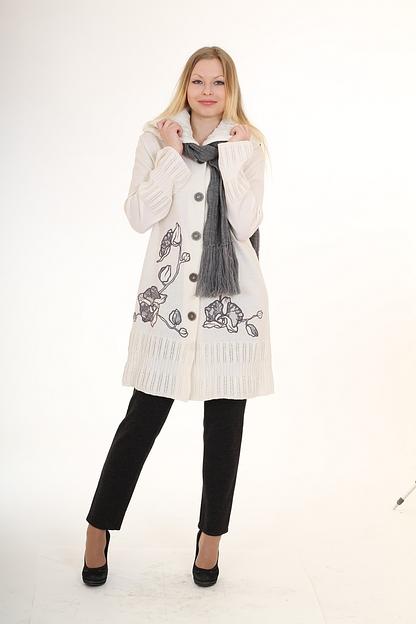 Кардиган женский Стеклянные цветы, 068А на заказ, опт фото 1