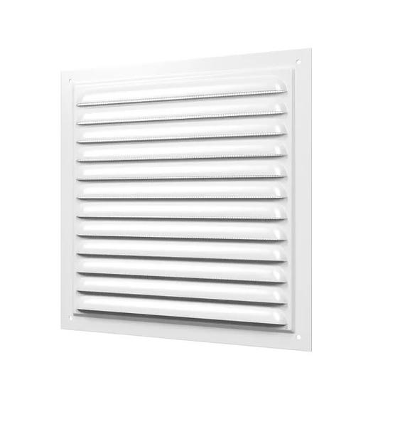 Решетка приточно-вытяжная стальная с покрытием полимерной эмалью МЭ - 1212МЭ - 125х125 фото 1