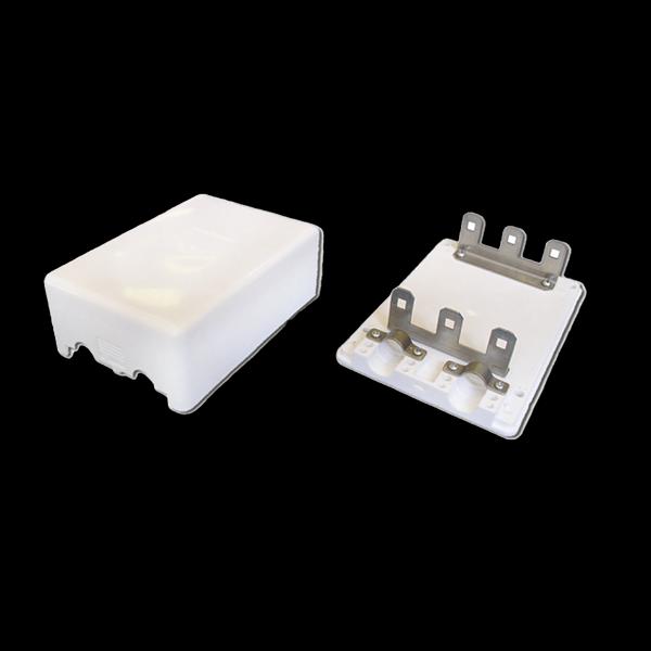 Коробка Распределительная коробка, 3 плинта, 30 пар, пластик (TWT-DB10-3P) фото 1