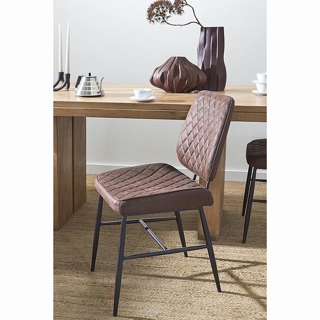 Стул Maril, экокожа, темно-коричневый фото 8