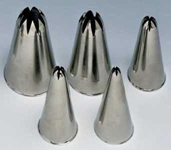 Насадка кондитер. "Закрытая звезда" d=9 мм. нерж. /1/ фото 1