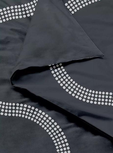 Комплект постельного белья Fjord, евро-размер, цвет антрацит с фьордом ОПТ фото 4