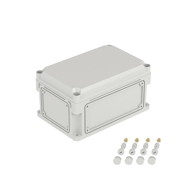 Корпус пластиковый 300х200х160 IP67 (крыш. 35 выб. фланец) ДКС 532310 фото 1