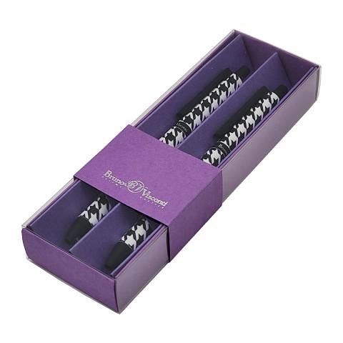 Ручка шариковая автом. 0,5мм ArtClick Модный паттерн, синий, 2 шт, футляр, Bruno Visconti 20-0281/2424 фото 1