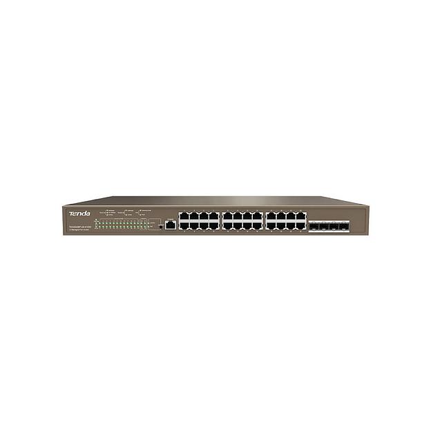 Коммутатор 24PORT 1000M POE 4SFP G5328P-24-410W IP-COM фото 1
