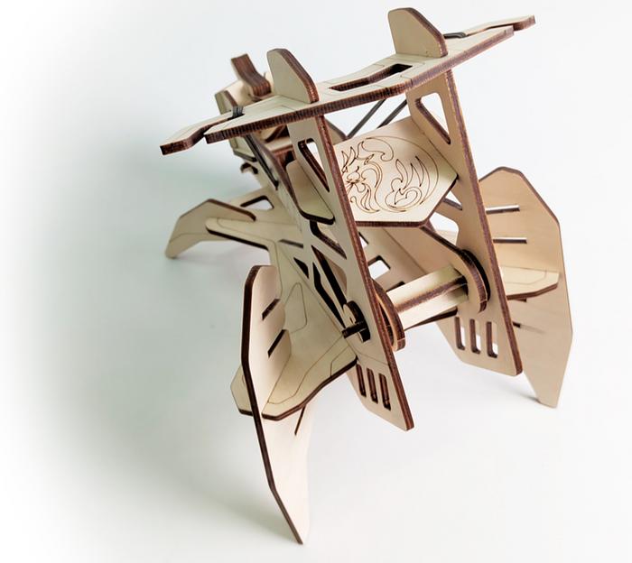 Игрушка из дерева CUBY Катапульта, Сборная модель, опт фото 1