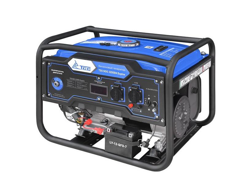 Бензогенератор TSS «SGG 3200EN Duplex» 3,2 кВт ОПТ фото 1