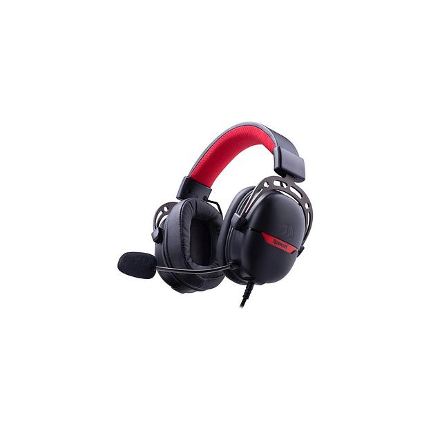 Гарнитура игровая Redragon Aurora, для компьютера, накладные, проводные, черный [72039] фото 1