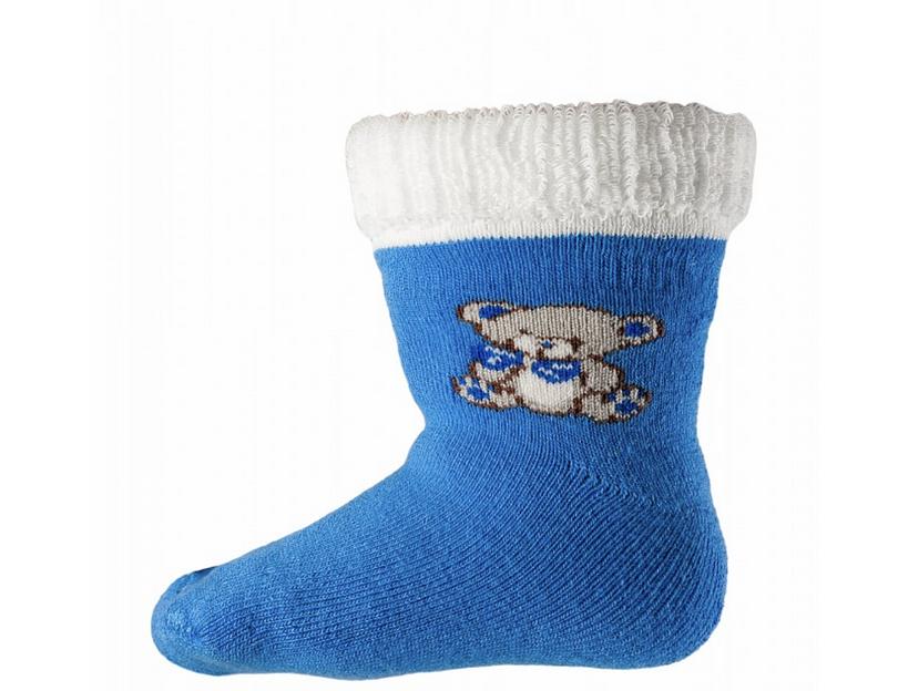 Носки махровые с подворотом Мишка, Опт фото 1