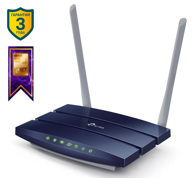 Роутер беспроводной TP-Link Archer C50 10/100BASE-TX синий фото 1