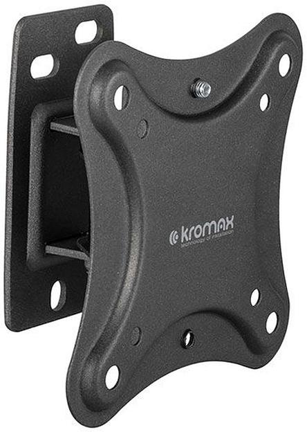 Кронштейн для телевизора Kromax CORBEL-1 черный 10"-32" макс.25кг настенный поворот и наклон фото 1