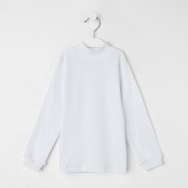 Школьная водолазка для девочки Рыжик, рост 122 см, белый ОПТ фото 1