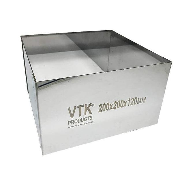 Форма для выпечки и заморозки Квадрат 200х200 мм высота 120 мм фото 1