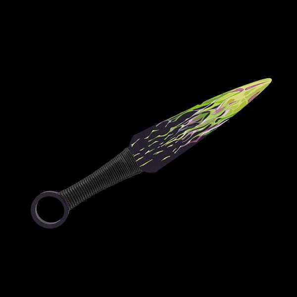 Игрушечный нож «Кунай Радиация» ОПТ фото 1