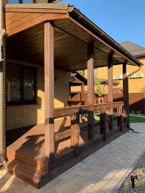 Терраса-пристрой под ключ.(4х6) фото 2