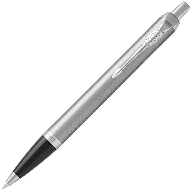 Ручка шариков. Parker IM Essential K319 (CW2143631) Brushed Metal CT M син. черн. подар.кор. фото 2