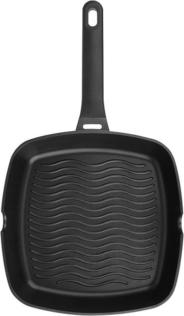 Сковорода-гриль Rondell Zeita Neu RDA-1204 квадратная 28см покрытие: TriTitan ручка несъемная (без крышки) черный фото 3