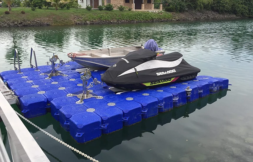 Пластиковый понтон 500×500×400 мм одинарный (высокий) фото 4