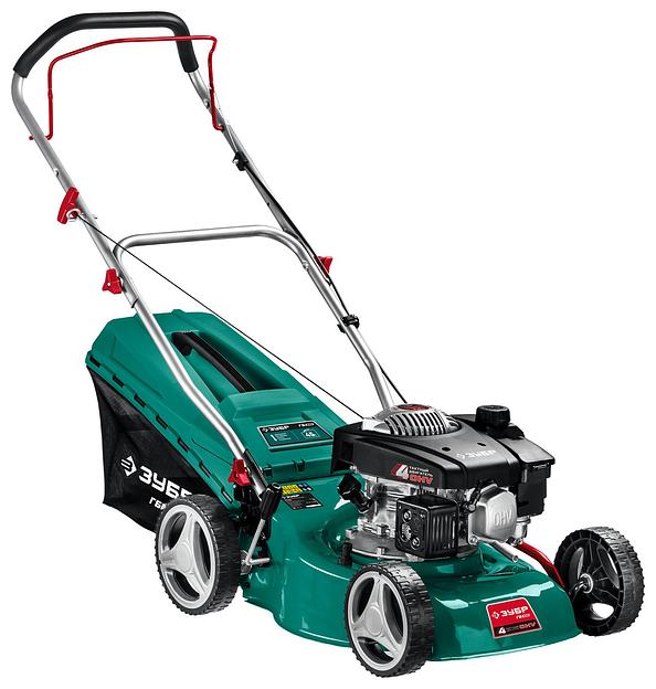ЗУБР Бензиновая газонокосилка, 410 мм 3.5 л.с. [ГБ-410] фото 1