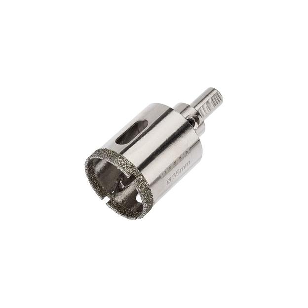 Коронка REXANT 92-0011, по кафелю/стеклу, 35мм, трехгранный, 1шт фото 1