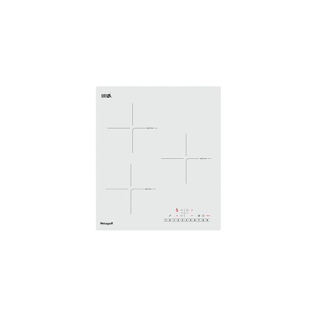 Индукционная варочная поверхность WEISSGAUFF HI 430 WSC, конфорок: 3 шт., стеклокерамика, независимая, белый фото 1