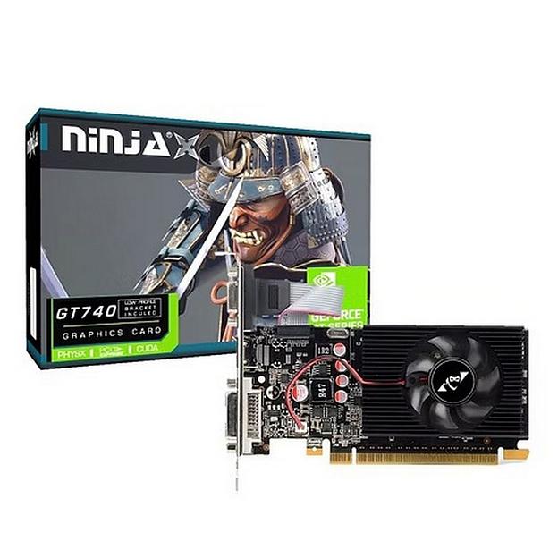 Видеокарта Ninja (Sinotex) GT740 4GB GDDR3 128bit VGA DVI HDMI 2FAN RTL фото 1