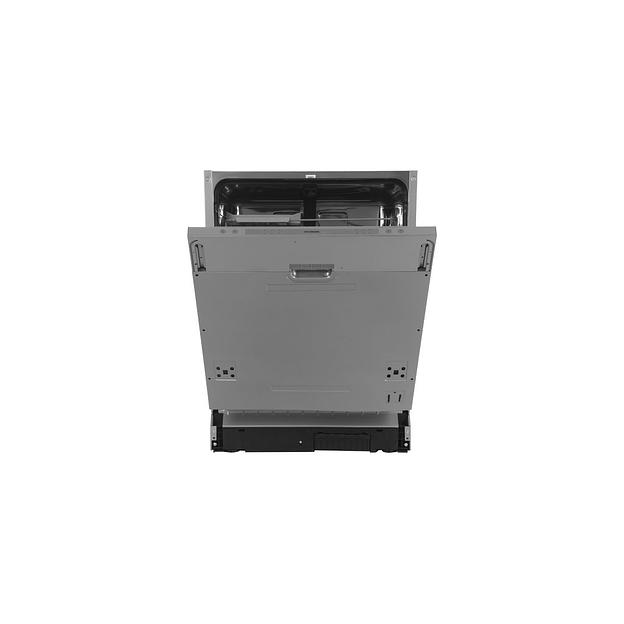 Встраиваемая посудомоечная машина Hyundai HBD 661, полноразмерная, ширина 59.8см, полновстраиваемая, загрузка 14 комплектов, серебристый фото 1